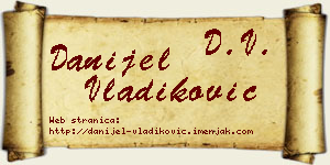 Danijel Vladiković vizit kartica